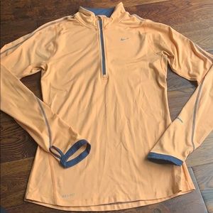 Nike running Dry-fit quarter zip